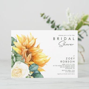 Bold Country Sunflower | Bridal Shower Invitations