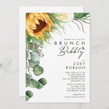 Bold Country Sunflower | Brunch and Bubbly Invitations