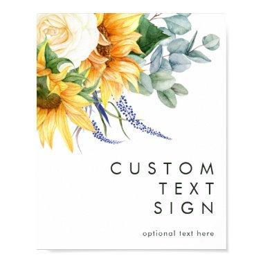 Bold Country Sunflower  and Gifts Custom Sign