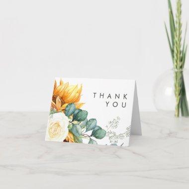 Bold Country Sunflower | Thank You Invitations