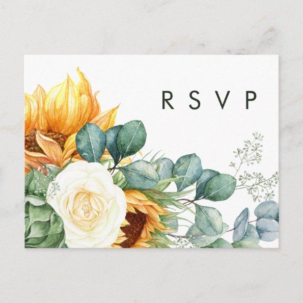 Bold Country Sunflower | Wedding RSVP PostInvitations