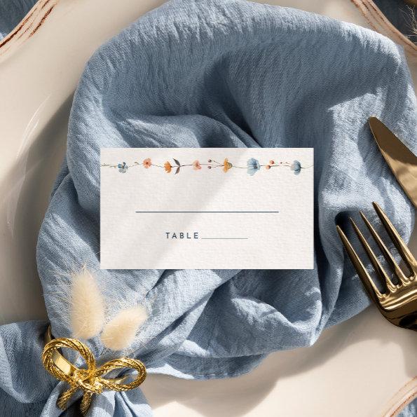 Bold Elegant Floral Wedding Flat Place