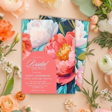 Bold Pink and orange Bride in bloom