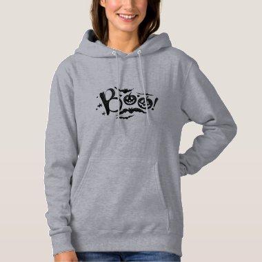 Boo! Flying Bats black Hoodie