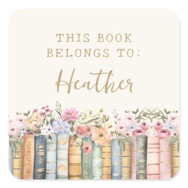 Book Belongs To Sticker