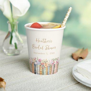 Book Theme Paper Cups