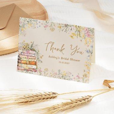 Book Theme Wildflower  Thank You