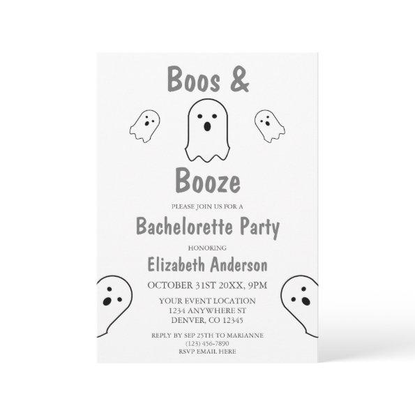 Boos and Booze Halloween Bachelorette Party