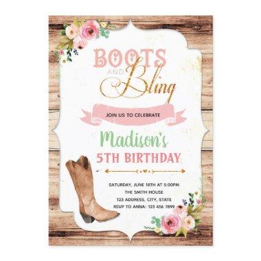 Boots and bling theme