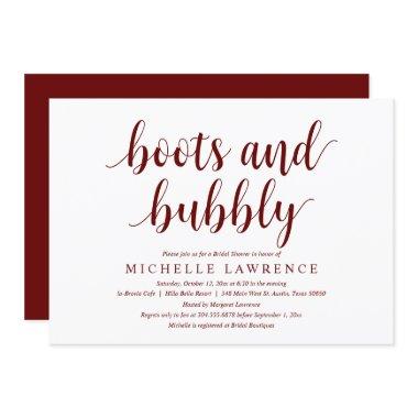 Boots and Bubbly,  Celebration Invita