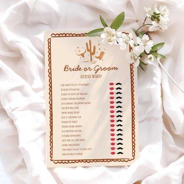 Boots and Bubbly Bride or Groom Shower Game