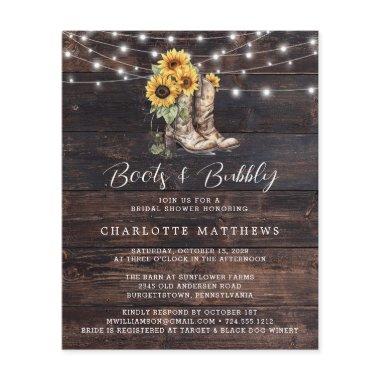 Boots and Bubbly Budget