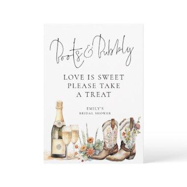 Boots and Bubbly Love is Sweet