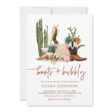 Boots and Bubbly Rustic Western
