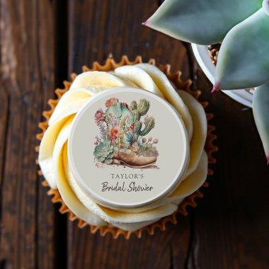 Boots and Bublly Western  Edible Frosting Rounds
