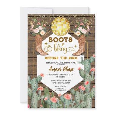 Boots & Bling Before The Ring Bachelorette Party