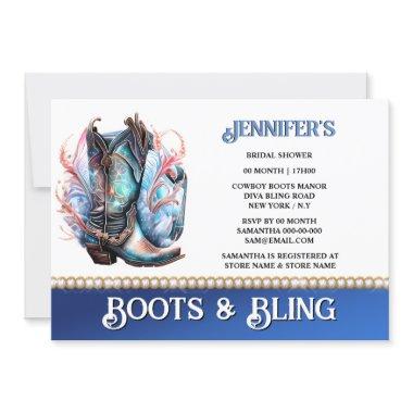 Boots bling | shiny cowboy boot diamond chain Invitations