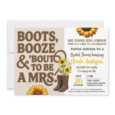 Boots Booze & Bout to be Mrs.  Photo