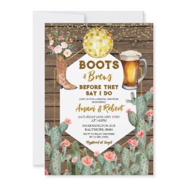 Boots & Brews Western Country Beer
