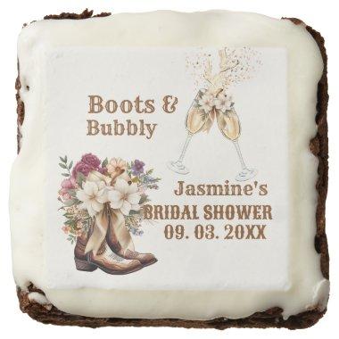 Boots & Bubbly Boho Western  Party Brownie