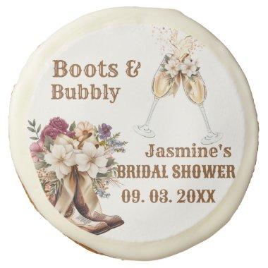 Boots & Bubbly Boho Western  Party Sugar Cookie