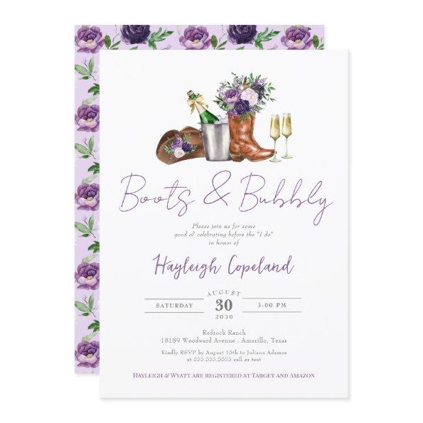 Boots & Bubbly Rustic Western