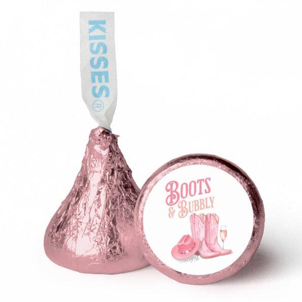 Boots & Bubbly Western Cowgirl Pink  Hershey®'s Kisses®