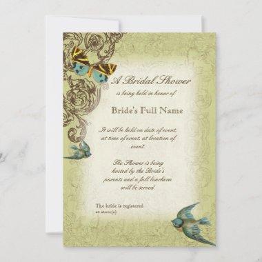 Botanica Wedding Bridal Shower Invite - Green