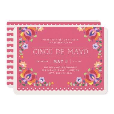 Botanical Banner Fiesta  - Magenta