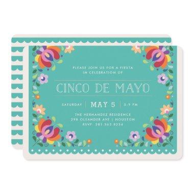 Botanical Banner Fiesta  - Turquoise