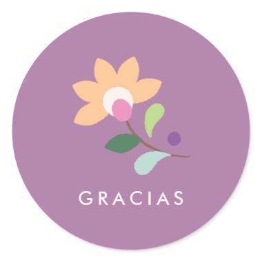 Botanical Bloom Closure Sticker - Orchid
