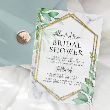 Botanical Bridal Shower Invitations