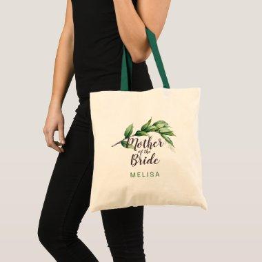 Botanical Greenery Mother of the Bride Tote Bag