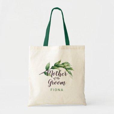 Botanical Greenery Mother of the Groom Tote Bag