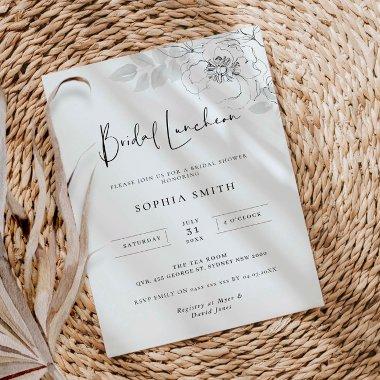 Botanical Illustration Bridal Luncheon