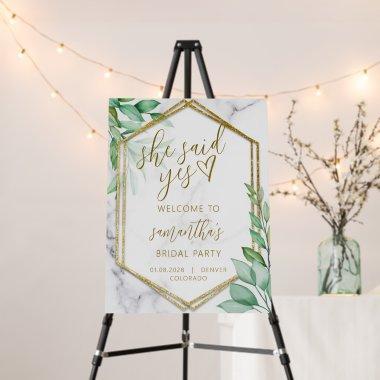 Botanical Script Welcome  Sign