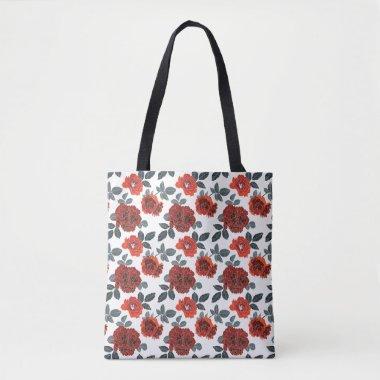 Bouquet Rose Red Tote Bag