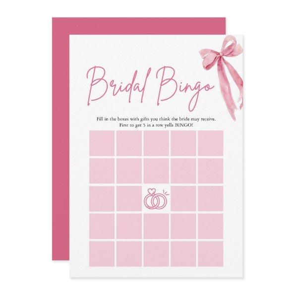 Bow She's Tying the Knot  Bingo Game