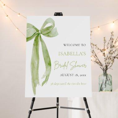 Bow She's Tying the Knot  Welcome Foam Board
