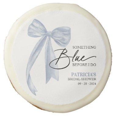 Bow Something Blue Before I Do Bow  Sugar Cookie