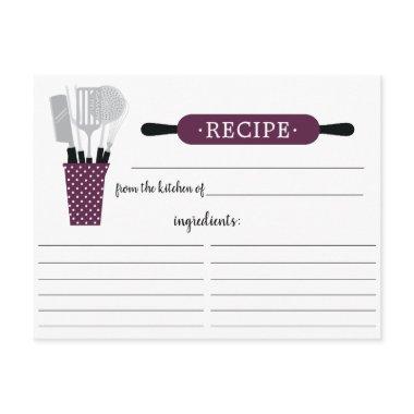 Boysenberry Rolling Pin Kitchen Tools Recipe Invitations