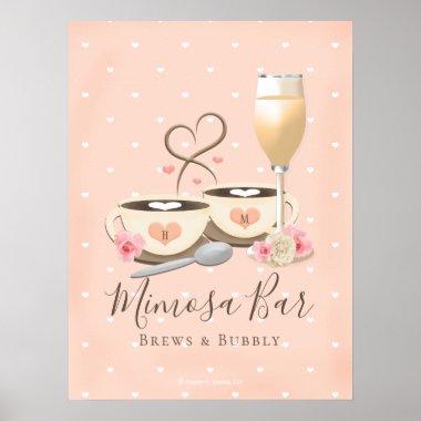 Brew and Bubbly Coffee and Mimosa Bar Sign