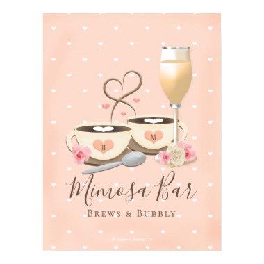 Brew and Bubbly Coffee and Mimosa Bar Sign