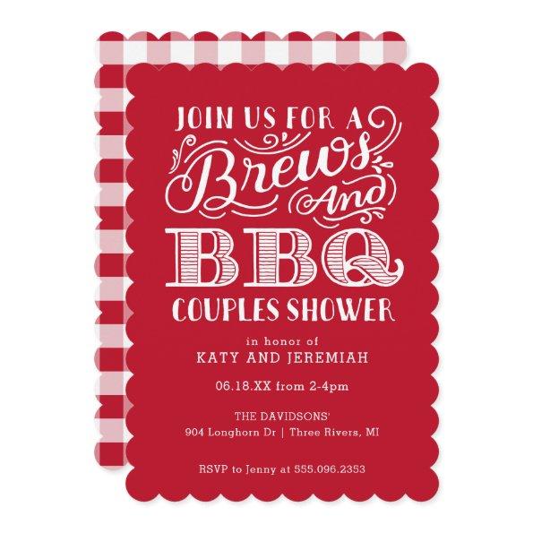 Brews and BBQ Couples Shower on Kraft