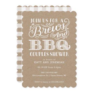 Brews and BBQ Couples Shower on Kraft
