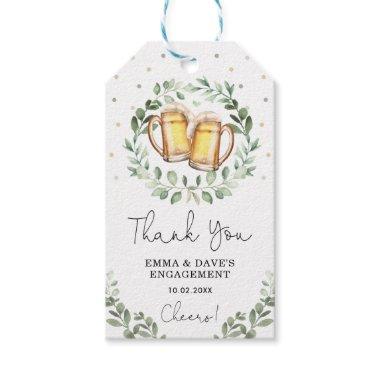 Brews Before I do Beer & Cheers Engagement Party Gift Tags