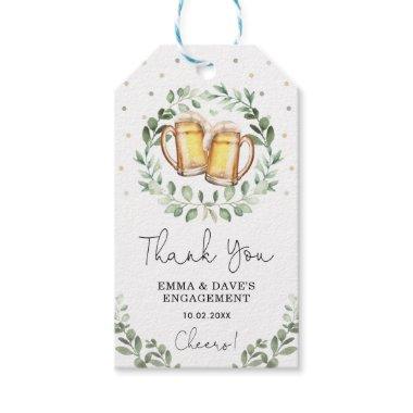 Brews Before I do Beer & Cheers Engagement Party Gift Tags
