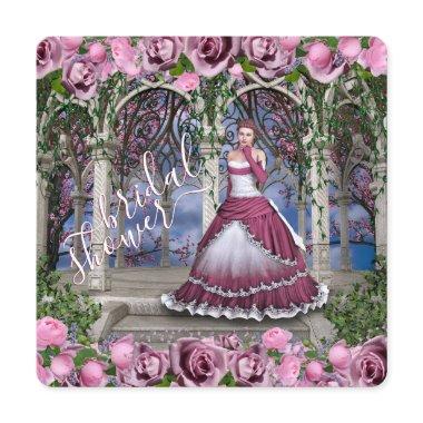 Briar Rose Sleeping Beauty Fairytale Bridal Shower Invitations