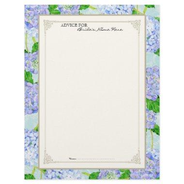 Bridal Advice Page Blue Hydrangea Lace Floral