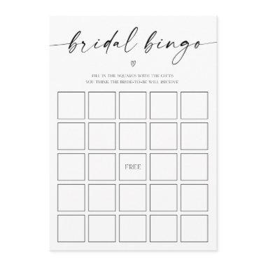 Bridal Bingo Bridal Shower Game Program